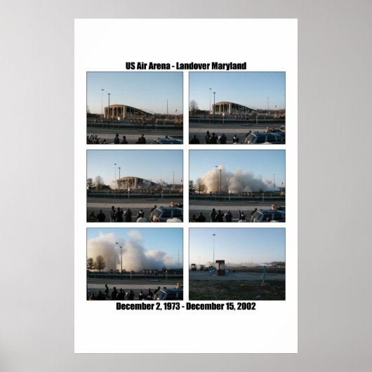 Poster Implosion de l'arène aérienne américaine (Devant)