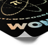 Poster Impossible d'arrêter Pi Wont Arrêter Pi Day Retro (Coin)