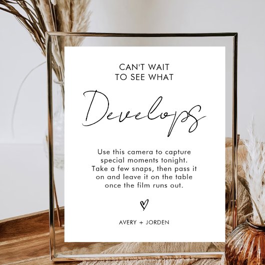 Poster Impossible d'attendre de voir ce qui développe le