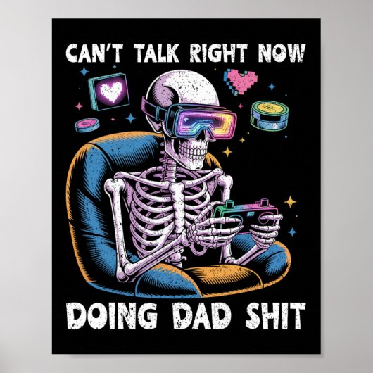 Poster Impossible de parler maintenant, je fais des trucs (Devant)