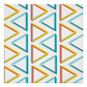 Poster Impossible triangles geek motif (Devant)