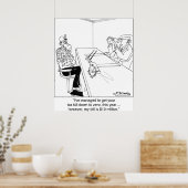 Poster Impôt zéro, CPA Bill 10 millions de dollars (Cuisine)