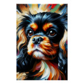 Poster Impression acrylique de chien Cavalier King Charle (Devant)