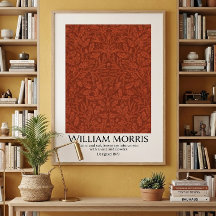 Impression botanique vintage de William Morris Aco
