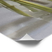 Poster Impression Dahlia Originale Avec Nom Personnalisé (Coin)