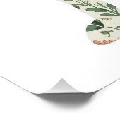 Poster Impression d'art botanique de fleurs sauvages de L (Coin)