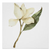 Poster Impression d'art de fleur sauvage botanique, natur (Devant)