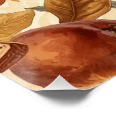 Poster Impression d'art Feuilles de Figuier et Prunes Lux (Coin)