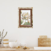 Poster "Impression d'art mural fleur de lotus élégante" (Cuisine)