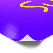 Poster Impression d'art mural pour la nurserie Hello Litt (Coin)