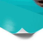 Poster Impression de chat amusante, papier d'affiche de v (Coin)