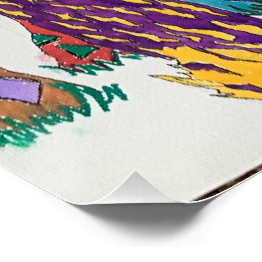 Poster impression de forêt sauvage (Coin)