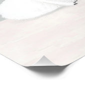 Poster Impression de pépinière d'ours polaire et de lapin (Coin)