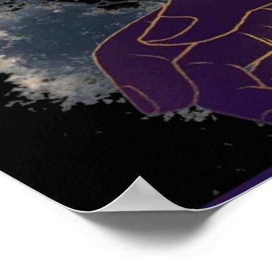 Poster "Impression de toile d'intervention divine" (Coin)