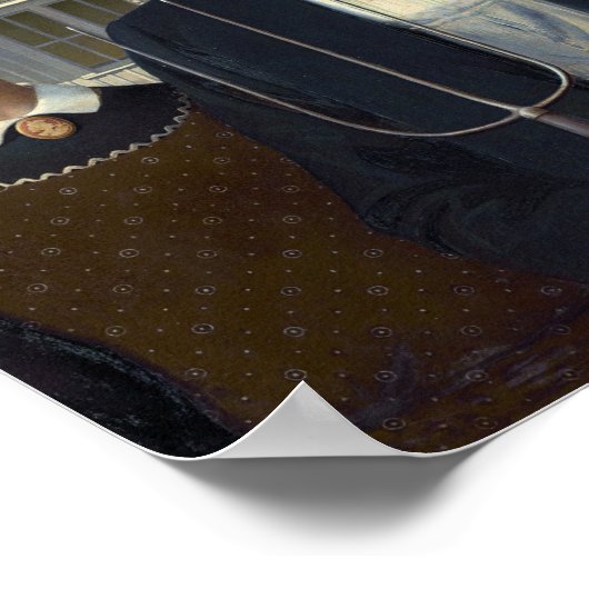 Poster Impression du gothique américain (Coin)