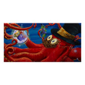 Poster Impression Fred Octopus & Sam Seahorse Steampunk (Devant)