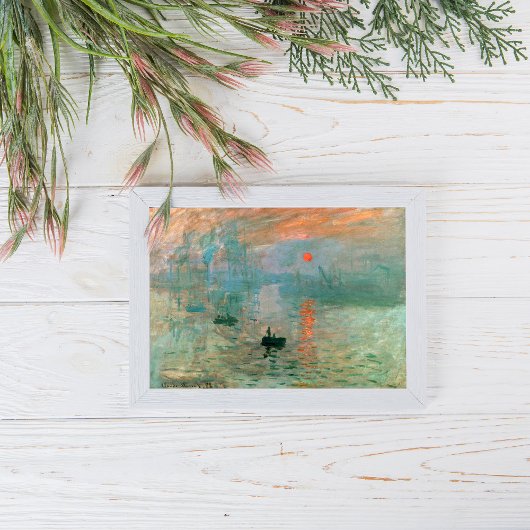Poster Impression, lever de soleil par Claude Monet