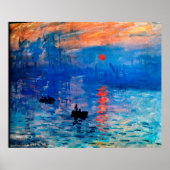 Poster Impression, lever du soleil 1872 (Devant)
