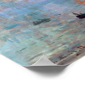Poster Impression, lever du soleil, Claude Monet (Coin)