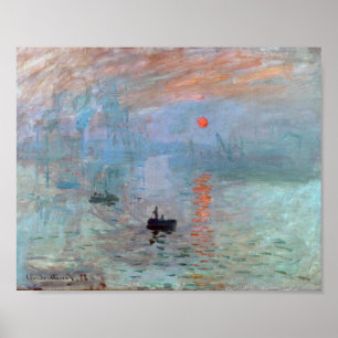 Poster Impression, lever du soleil, Claude Monet