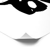 Poster Impression Lino de devis motivé (Coin)