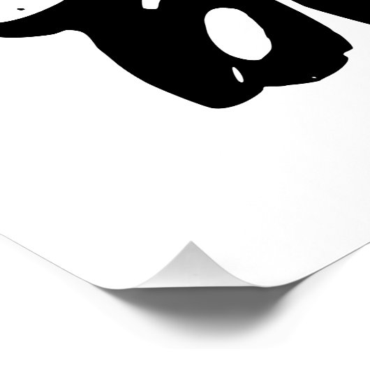 Poster Impression Lino de devis motivé (Coin)