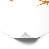 Poster Impression Martini atomique du milieu du siècle (Coin)