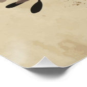 Poster Impression minimaliste aquarelle pour les amateurs (Coin)