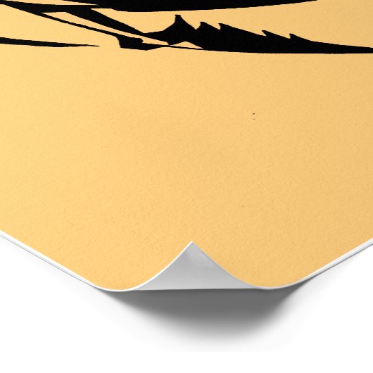 Poster Impression/Poster de matières grasses (Coin)