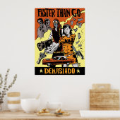 Poster Impression/Poster plus rapide que d'aller (Cuisine)