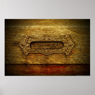 Poster Impression/Poster sur la fente