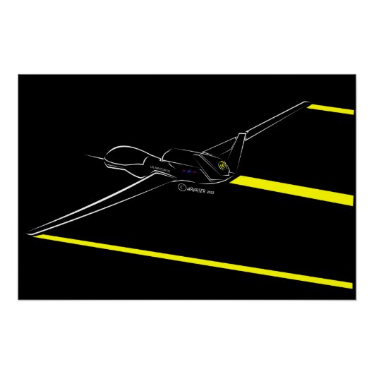 Poster Impression RQ-4A Global Hawk (Devant)
