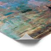 Poster Impression, soleil levant | Claude Monet | (Coin)