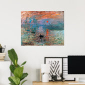 Poster Impression, soleil levant | Claude Monet | (Bureau à domicile)