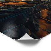 Poster Impression sur toile tendue (Coin)