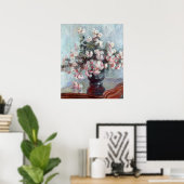 Poster impressionist colorful still life floral (Bureau à domicile)