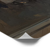 Poster Impressionist Travel Landscape – Golden Departure (Coin)