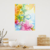 Poster Impressionnant symbole Infinity "À l'infini et au- (Cuisine)