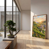 Poster Impressionnisme de Normandie Toile de Fond d'Art