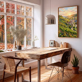 Poster Impressionnisme de Normandie Toile de Fond d'Art