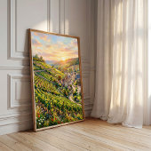 Poster Impressionnisme de Normandie Toile de Fond d'Art