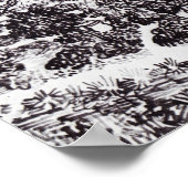 Poster Impressionnisme Vincent Van Gogh Garten des Hospit (Coin)