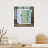 Poster Imprimable Adoble photo de scrapbook Pays (Cuisine)