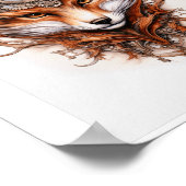 Poster Imprimable Cute Steampunk Fox 116 (Coin)