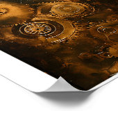 Poster Imprimable Encre À Vapeur Et Roues 036 (Coin)