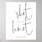 Poster Imprimable Prenez une photo Nous avons lié le Mari (Devant)