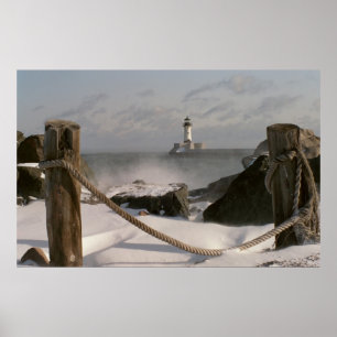 Poster Imprimante/affiche du phare de Canal Park
