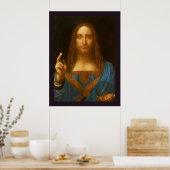 POSTER IMPRIMANTE D'ART FINE SALVATOR MUNDI (Cuisine)