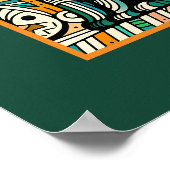 Poster Imprimante de chats Mystic Boho (Coin)