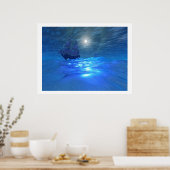 POSTER IMPRIMANTE DE TRAVERSEMENT DE NUIT (Cuisine)